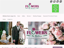 Tablet Screenshot of flowersbyrickea.com